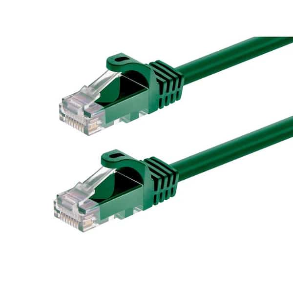 Flexboot Cat5E 24AWG Cable, 10 ft.Green, MONOPRICE, Mfr# 11238