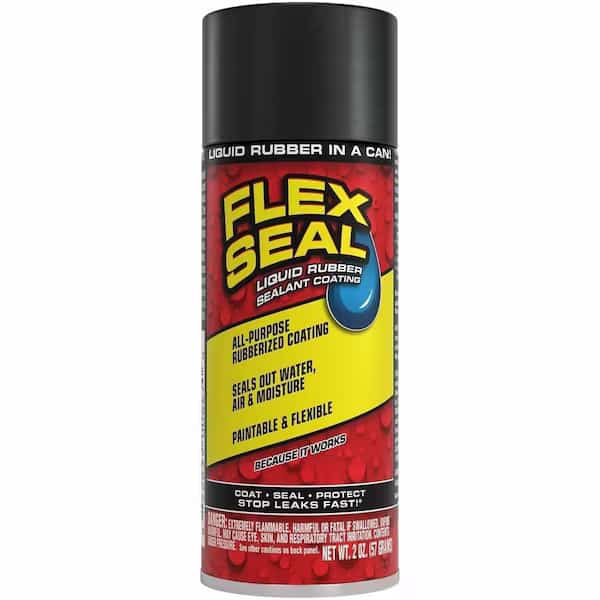 Leak Sealer 2 oz, Aerosol, Black, Liquid