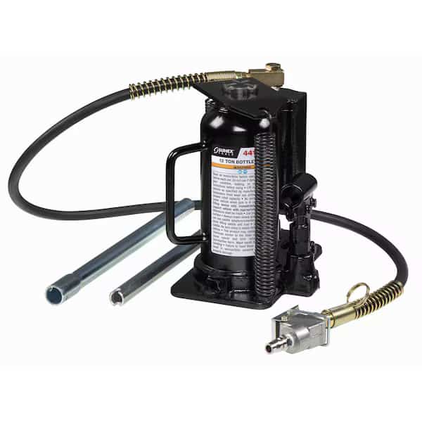 Air Hydrlc Bttle Jack, Fully Wldd, 12 tons