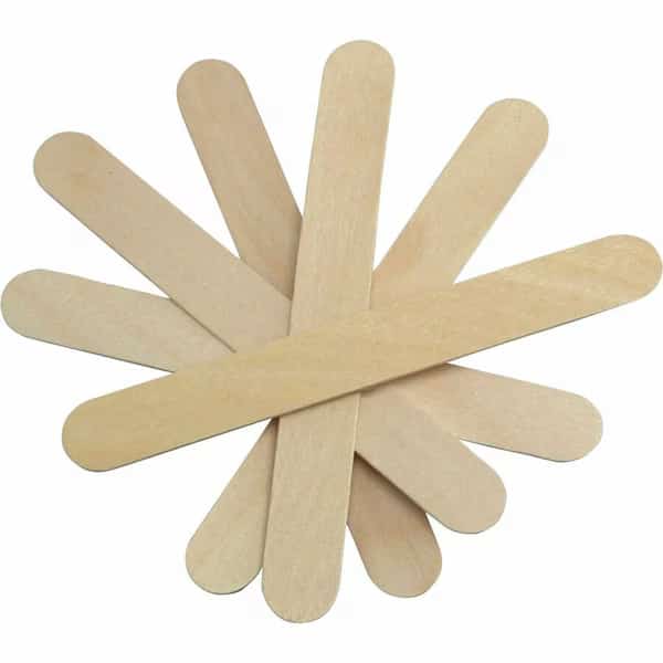 Medline Non-Sterile Tongue Depressors, Wood, 5.5" Length, 500/Box