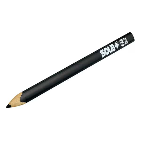 All Surface Pencil, 9-7/16 x1/2, Flat, PK6