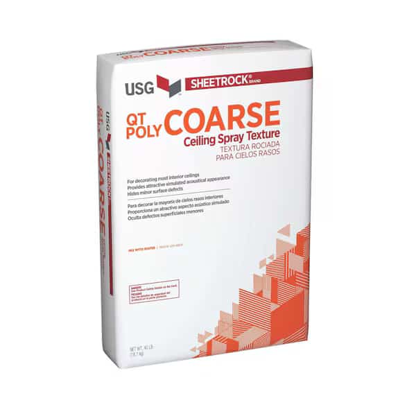 USG  White Water-Based Wall and Ceiling Texture 40 lb