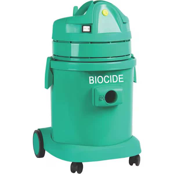 Critical Area Vacuum, 6 gal, HEPA, 118 cfm, 1 11/32 hp
