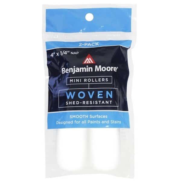 Woven Mini Roller Cover, 14 in Thick Nap, 4 in L, White