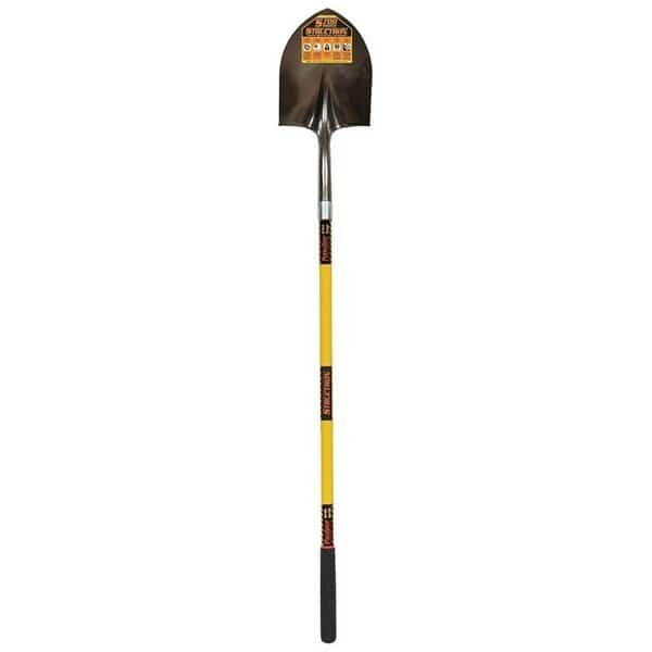 S700 SpringFlex Shovel, 14 ga Steel Blade, Fiberglass Handle