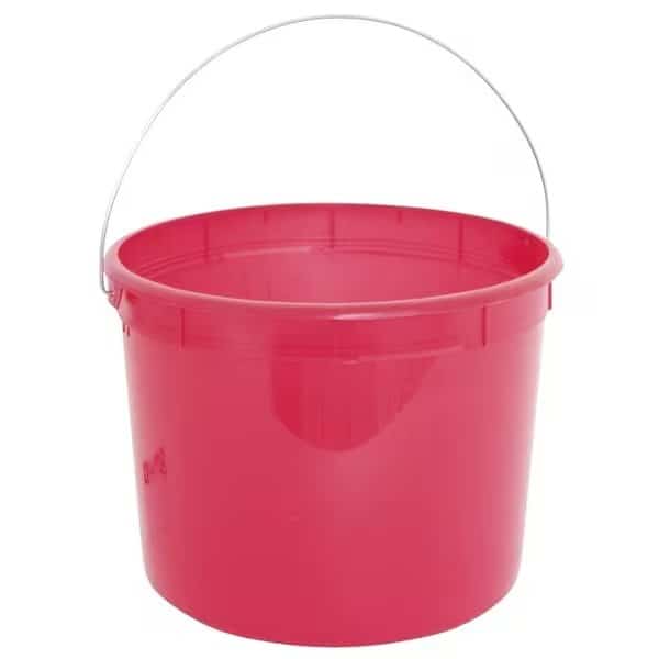 05160 Paint Pail, 5 qt Capacity, Plastic, Red, Encore Plastics, Mfr#: 1000546