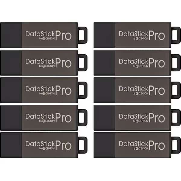 10 X 8Gb Pro Usb Drive -Grey