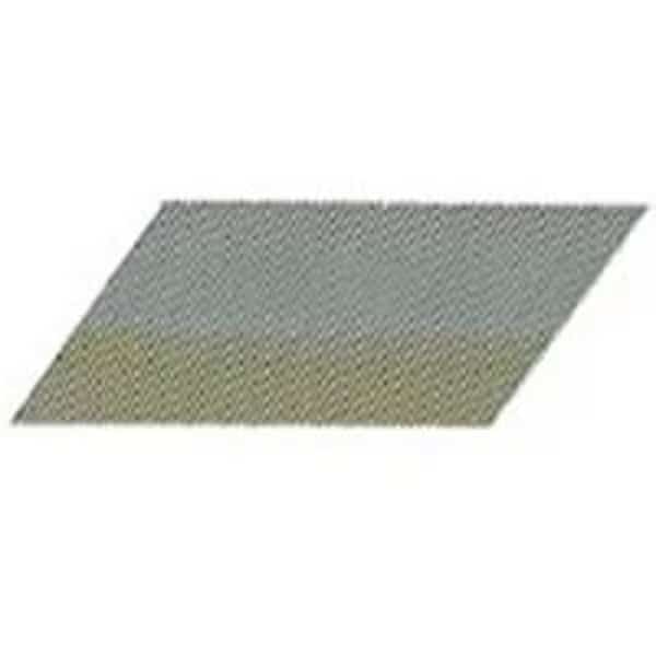 Collated Finishing Nail, 1-1/2 in L, 15 ga, Electro Galvanized, Brad Head, 33 Degrees