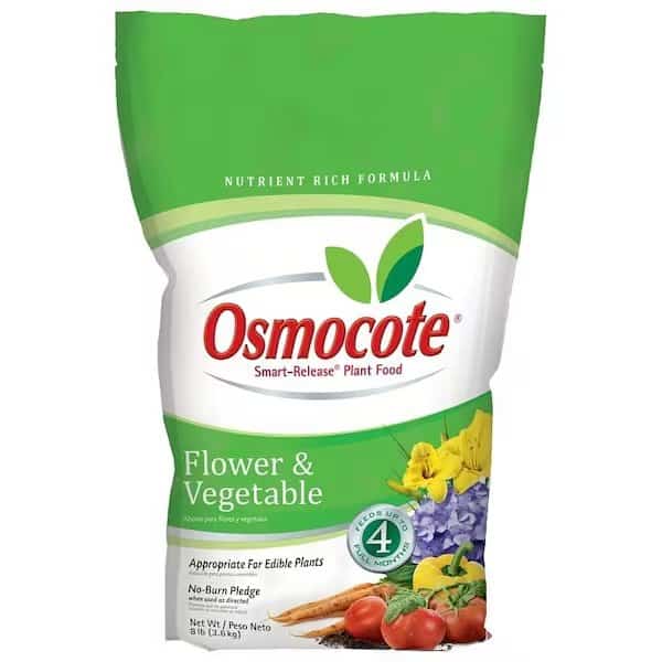 Osmocote Smart Release Flower and Vegetable Plant Food, Prill, 8 lb