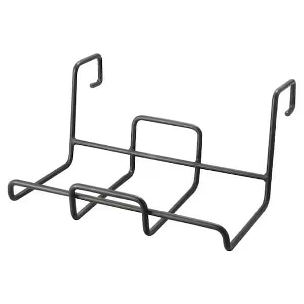 Square Planter Holder with Hanger, Steel, Black, Powder coated