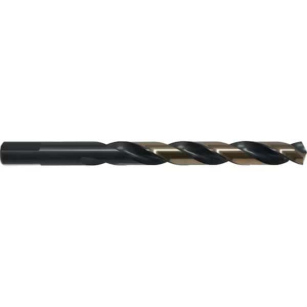 135 Degree Heavy-Duty Jobber Length Drill Cle-Line 1878 Black & Gold HSS RHS/RHC No 57
