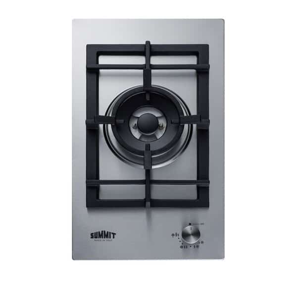 12" Wide 1-Burner Gas Cooktop In Stainless Steel