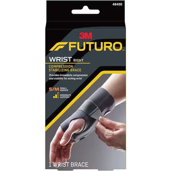 RightHand SmallMedium Wrist Support, Black