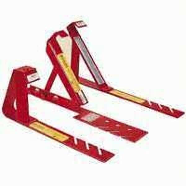 Fixed Roof Bracket, Adjustable, Steel, Red, PowderCoated, For 1812 Fixed Pitch Roofs