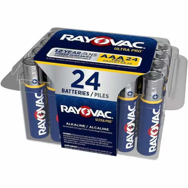 UltraPro AAA Alkaline Battery, 1.5VDC, 24 Pack