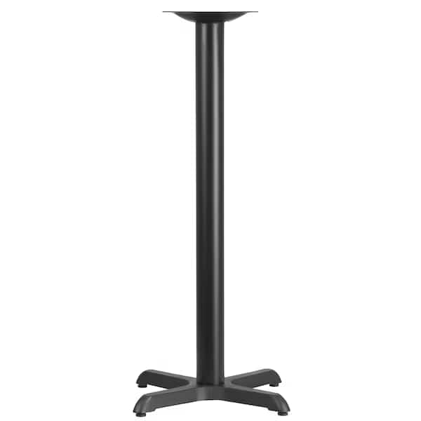 Restaurant Table X-Base with 3 Dia. Bar