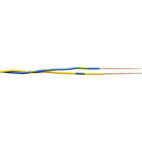 24-1P CROSS CONNECT WIRE SOL, BC (BL/WH-WH/BL) SRPVC BMD, 1000FT
