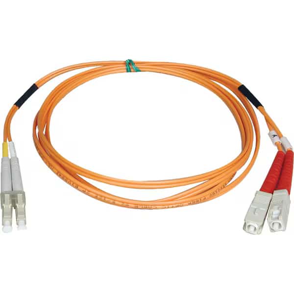 Fiber Optic Cable, Dplx, MMF, 50, LC/SC, 100m, TRIPP LITE, Mfr# N516-30M