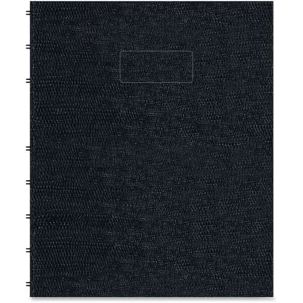 9-1/4 x 7-1/4" Black College/Margin Notebook, 75 Pg