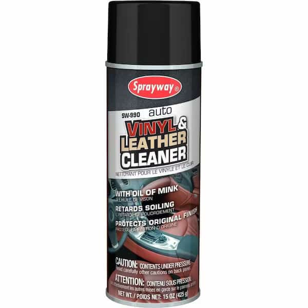 Vinyl & Leather Cleaner with oil of mink, 16oz, 12PK