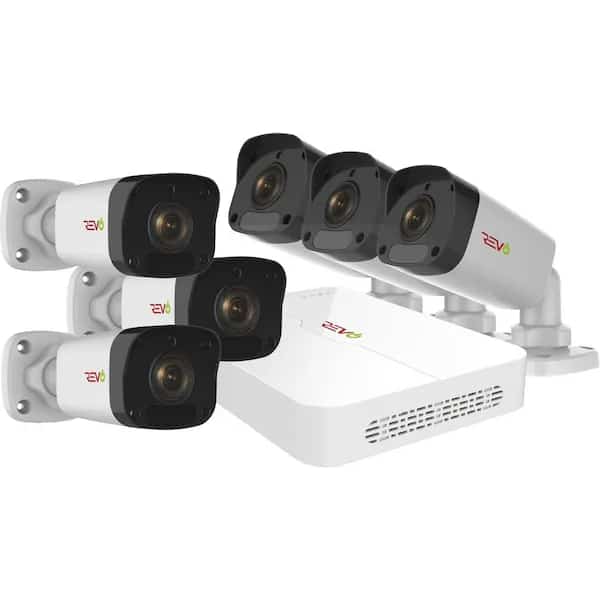 Ultra HD 8 Channel 1TB NVR Surveillance System with 6 x 2 Megapixel Cameras