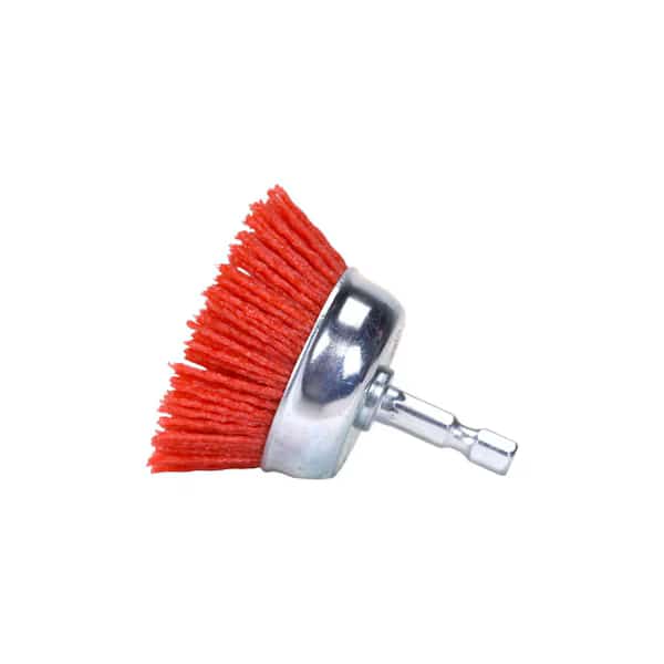 Cup Brush, Coarse Nylon, 80 Grit, 2 in., Century Drill & Tool, Mfr#: 77221