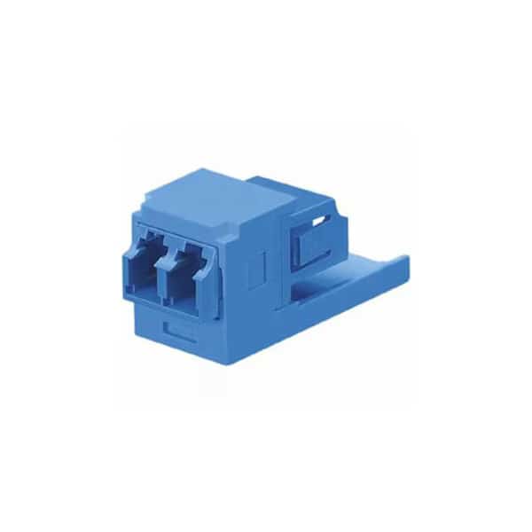 Adapter, Singlemode Duplex LC Fiber, Blue