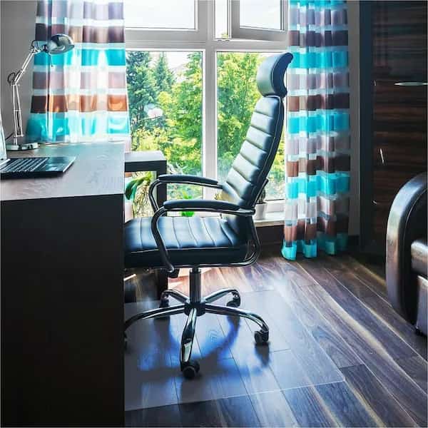 Chair Mat, Rectangular, Clear, 48"x53"
