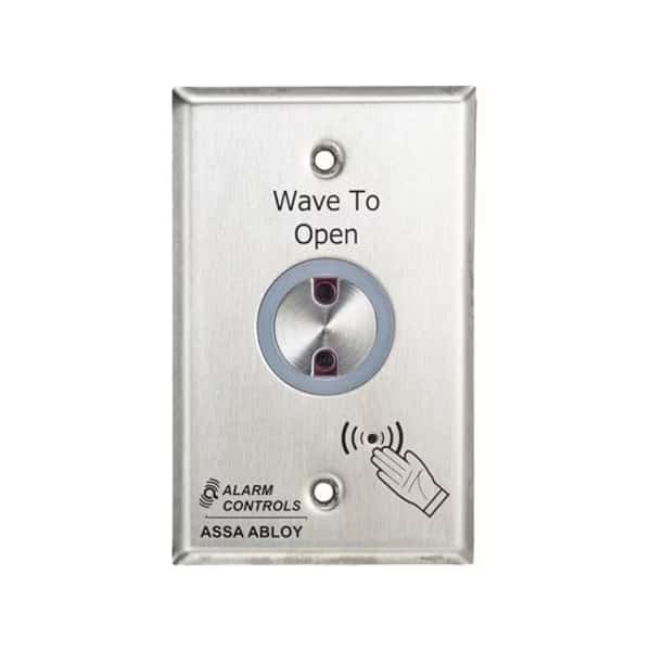 Exit Motion Sensor, Single Gang, Silver