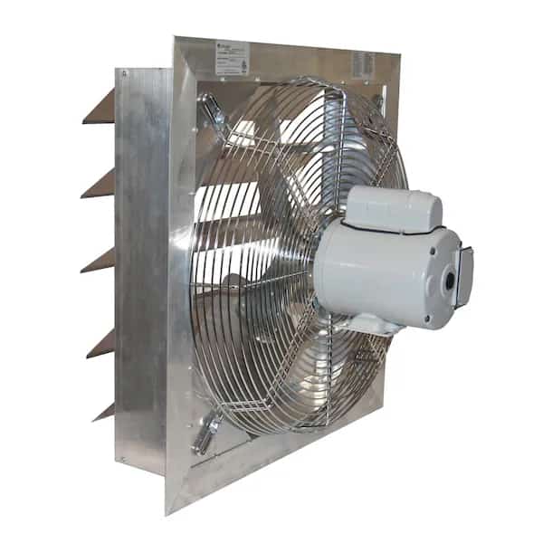 Exhaust Fan, 20 In, 115/230V, 1/3hp, 1700rpm