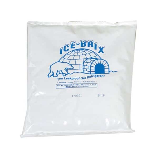 Ice-Brix™ Cold Packs, 6-1/4" x 6" x 1", White, 18/Case, Ice-Brix, Mfr#: IB16BPD