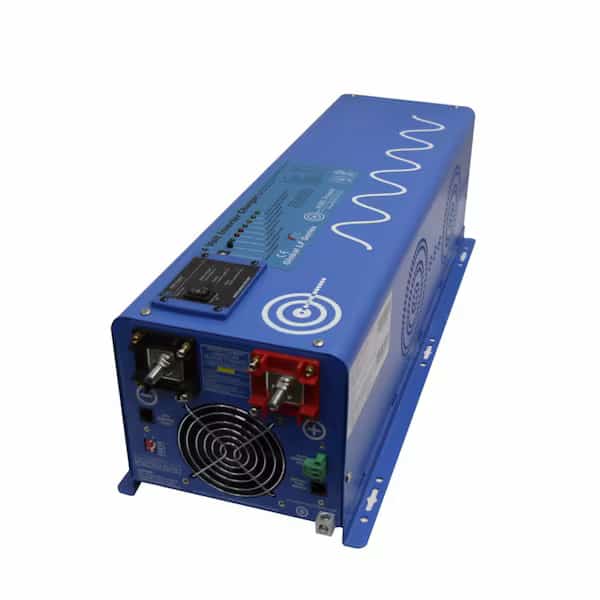 Power Inverter and Battery Charger, Pure Sine, 18,000 W Peak, 6,000 W Continuous, 1 Outlets
