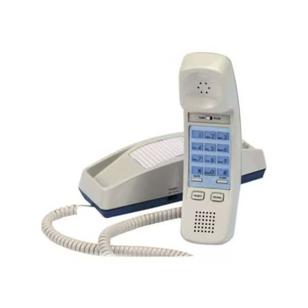 Cortelco Trendline 815047VOE21F Standard Phone - Red - 1 x Phone Line - Hearing Aid Compatible