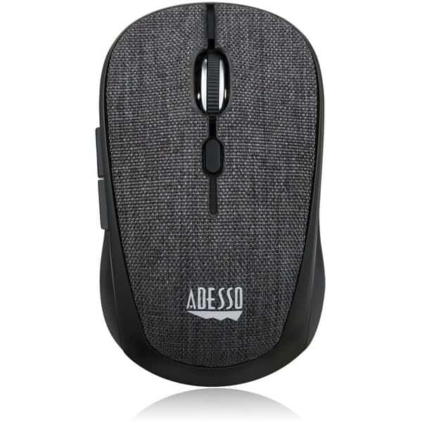 Wireless Optical Fabric Mouse, IMOUSES80B, Adesso, Mfr#: iMouseS80B