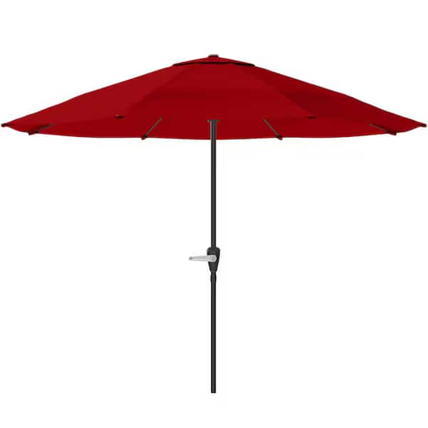9-Foot Outdoor Patio Umbrella, Red