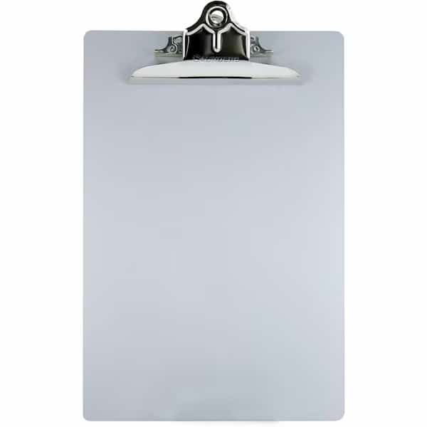 Saunders Recycled Aluminum Clipboard with Antimicrobial Protection, 8-1/2" x 12", Silver