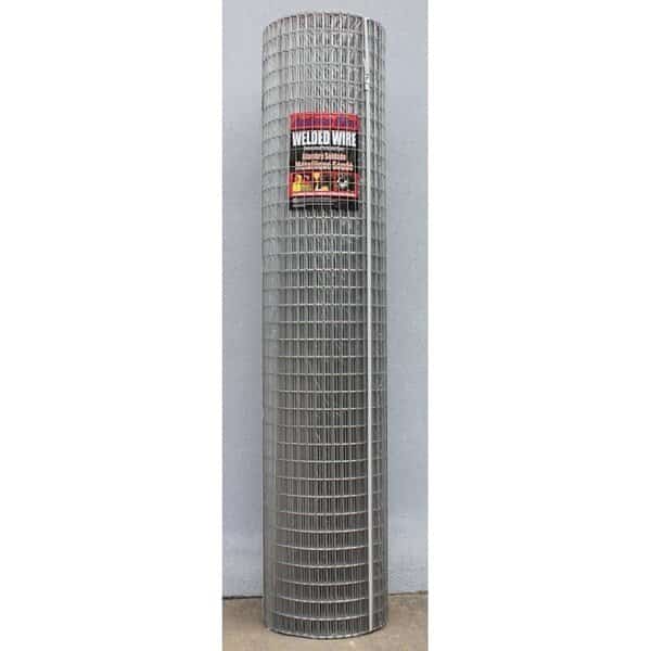 10 04 41 14 Welded Wire Fence, 100 ft L, 72 in H, 1 x 2 in Mesh, 14 Gauge, Galvanized