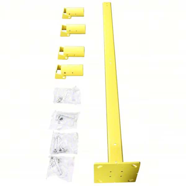 Handrail, Steel, Yellow, 43-5/16