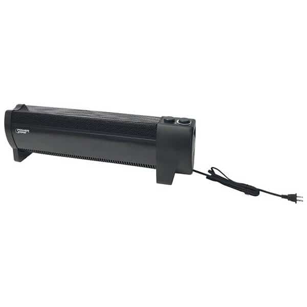 PowerZone DL11 Baseboard Heater, 12.5 A, Black