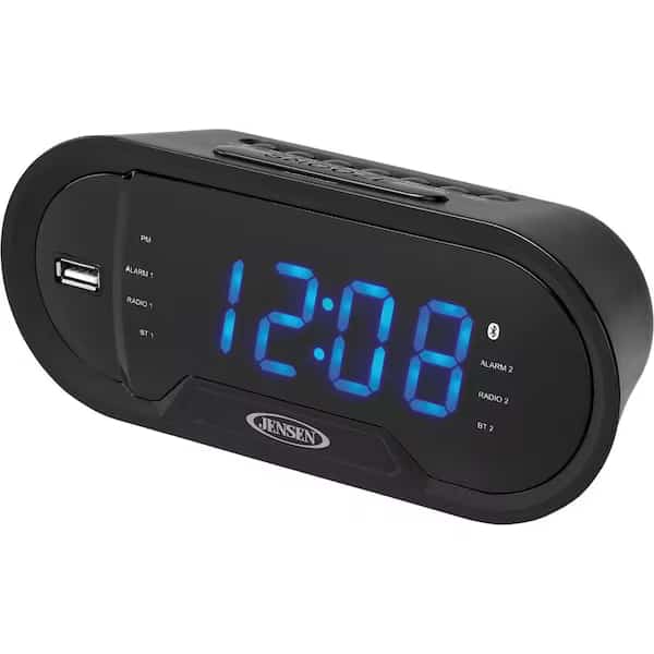 Bluetooth Digital AM/FM Dual Alarm Clock