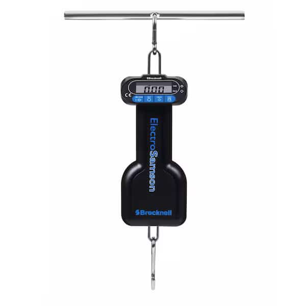 ElectroSamson, 22 lb x 1/4 oz / 10 x 0.01 kg Digital hand-held scale w/Hold - Tare functions