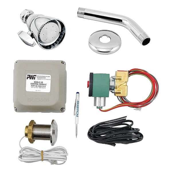 Pushbutton Sensor Shower,Trumpet,2.5 gpm, Mfr#: 447 400ICM100, POWERS