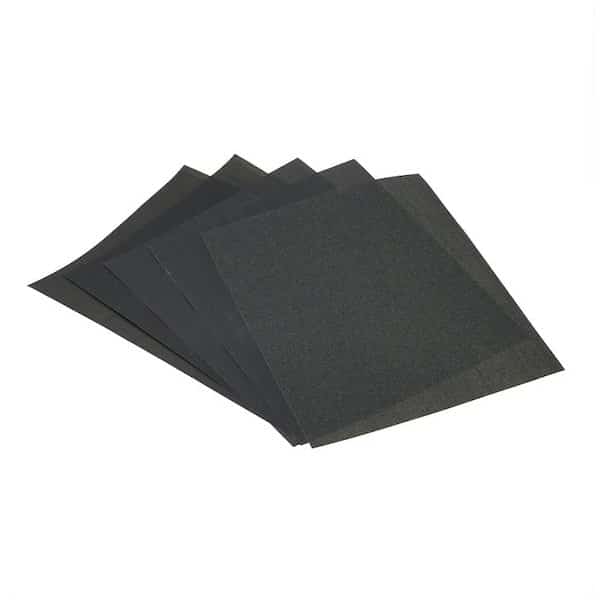 Sanding Sheet, 9 in L, 11 in W, 440, 320, 220 Grit, Aluminum Oxide Abrasive