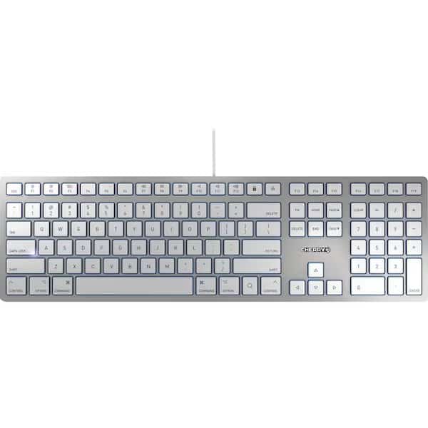 Kc 6000 Mac, White/Silver, Usb, Us Intl 104+6 Key Layout