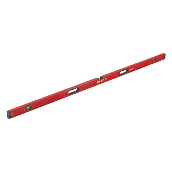 Box Level, Aluminum, 72 In, Red