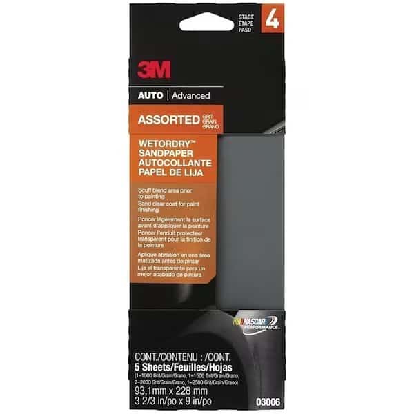 Wetordry 0 Automotive Sandpaper
