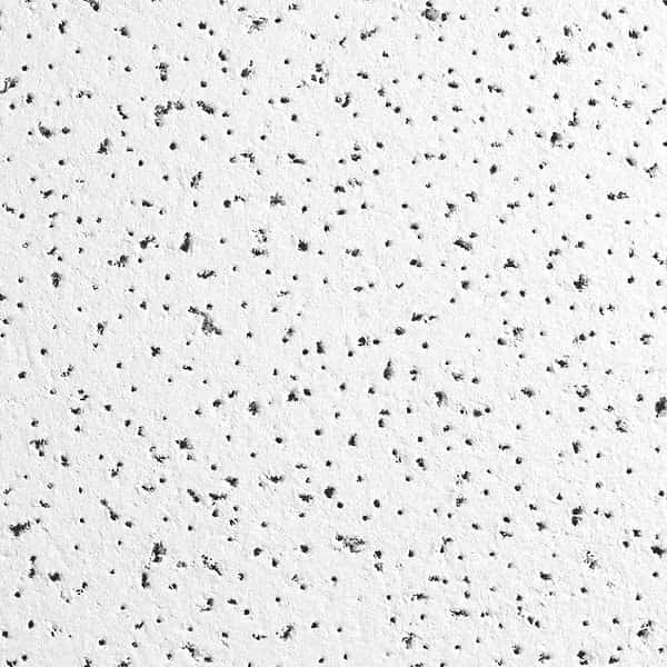Fine Fissured Ceiling Tile, 24 in W x 24 in L, Angled Tegular, 15/16 in Grid Size, 10 PK