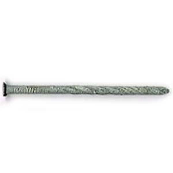 Common Nail, 3 in L, 10D, Carbon Steel, Hot Dipped Galvanized Finish