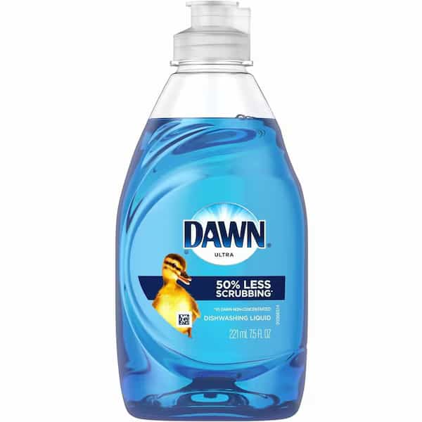 Dish Soap, Bottle, 7.5 oz, Liquid, PK12