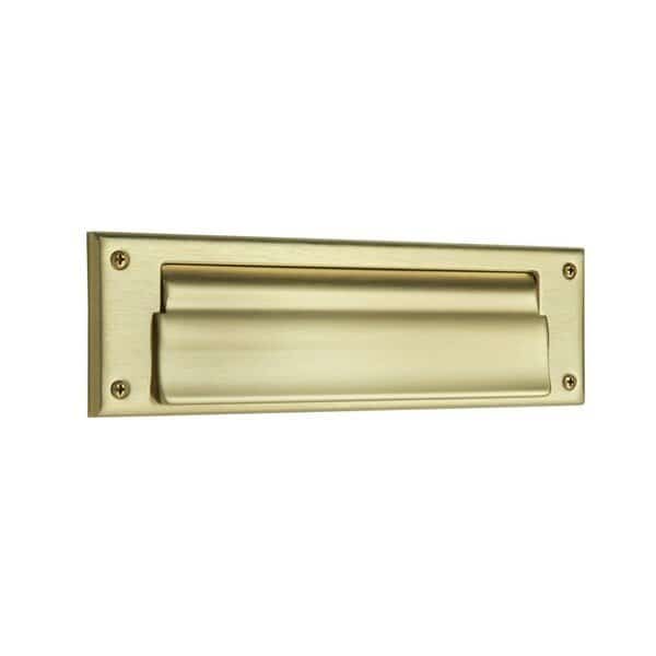 Estate Lifetime Satin Brass Mail Slot